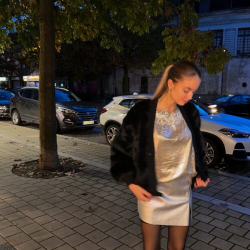 Jupe Short  June Argent