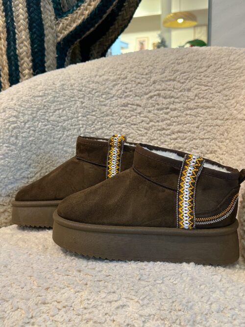 Bottines Olga marron