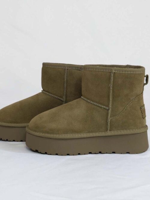 BOTTINES VICTORIA KAKI