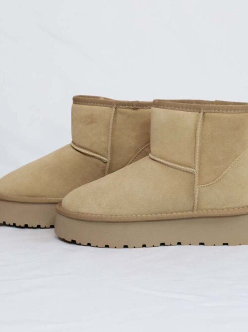 BOTTINES VICTORIA BEIGE
