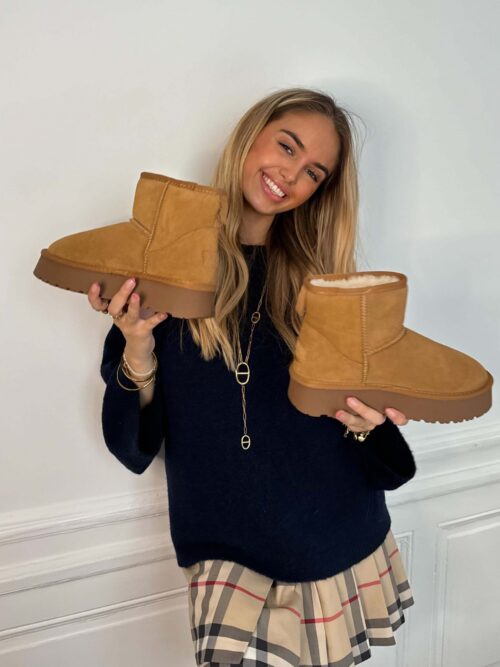 BOTTINES VICTORIA CAMEL