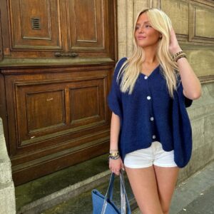GILET LOULOU BLEU MARINE
