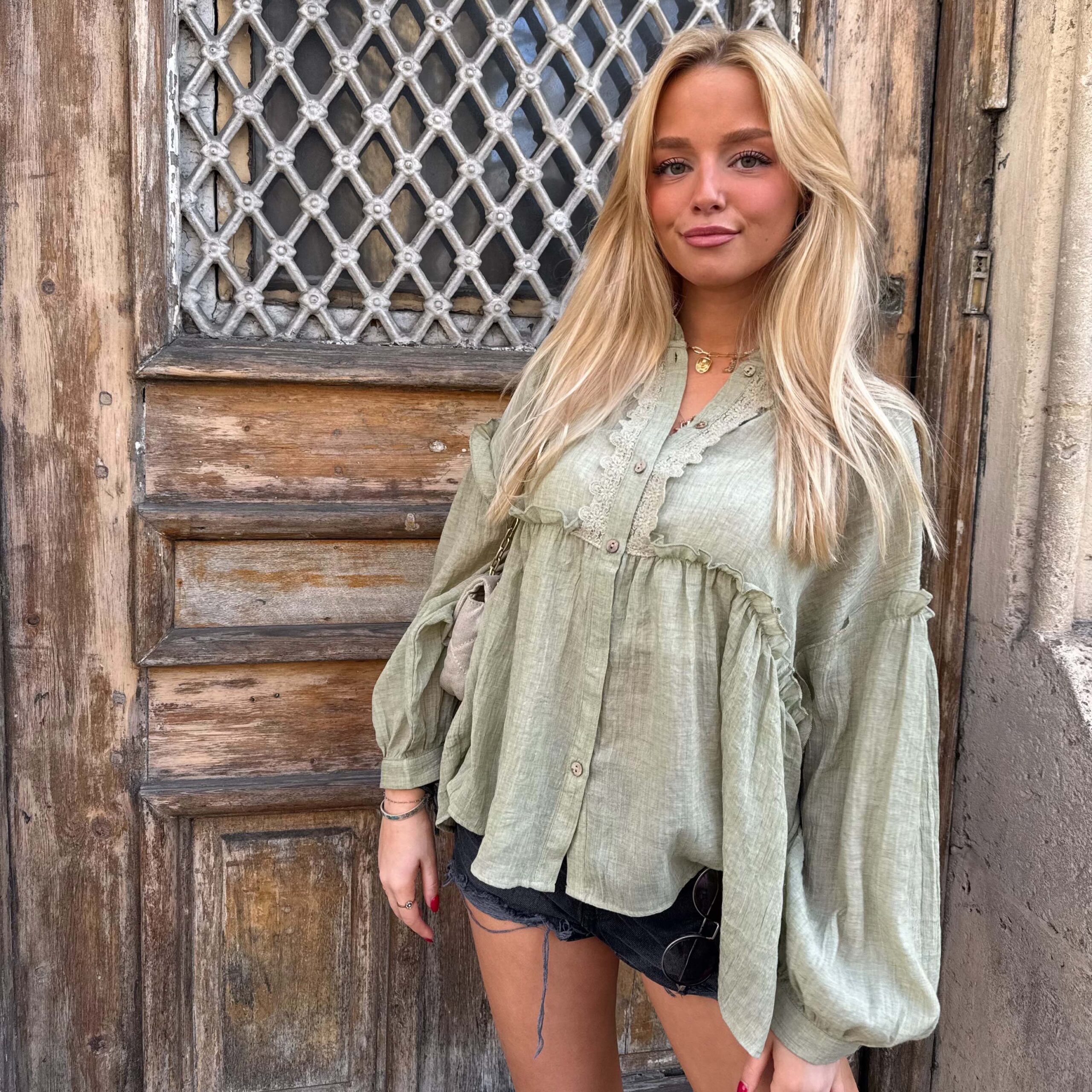 CHEMISE PAULA KAKI