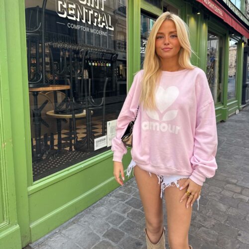SWEAT AMOUR ROSE PALE