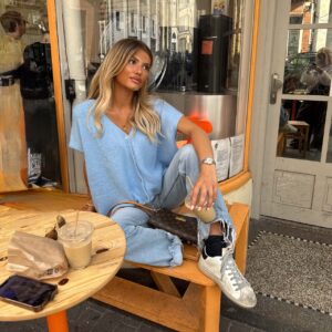 GILET LOULOU BLEU CIEL