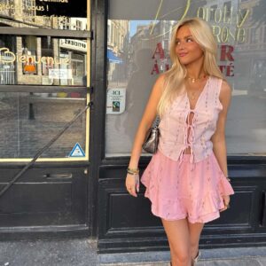 JUPE SHORT VAYA ROSE