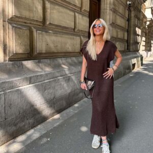 ROBE EMILIA MARRON
