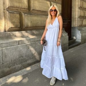 ROBE LONGUE BELLA BLANCHE