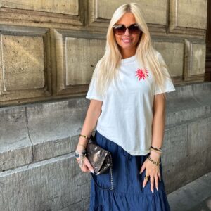 TSHIRT SUN ROUGE