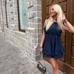 COMBISHORT SIENNA BLEU MARINE